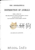 THE GEOGRAPHICAL DISTRIBUTION OF ANIMALS  VOLUME 2（ PDF版）