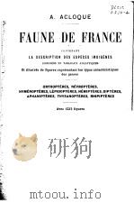 A.ACLOQUE FAUNE DE FRANCE 1897（ PDF版）