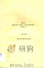 QTF+QUICK TEXT FORMATTER 1983 PDF电子版封面