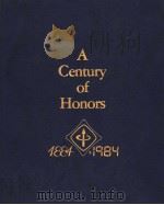 A CENTURY OF HONORS PDF电子版封面 0879421770