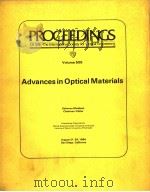 PROCEEDINGS OF SPIE-THE INTERNATIONAL SOCIETY FOR OPTICAL ENGINEERING VOLUME 505 ADVANCES IN OPTICA 1984 PDF电子版封面 0892525401