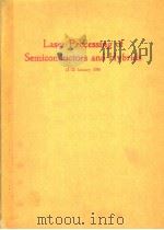 PROCEEDINGS OF SPIE-THE INTERNATIONAL SOCIETY FOR OPTICAL ENGINEERING VOLUME 611 LASER PROCESSING OF（1986 PDF版）