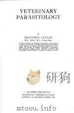 VETERINARY PARASITOLOGY（ PDF版）