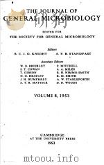 THE JOURNAL OF GENERAL MICROBIOLOGY  1953  VOLUME 8（ PDF版）