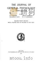 THE JOURNAL OF GENERAL PHYSIOLOGY  1948-49  VOLUME 32（ PDF版）
