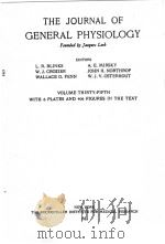 THE JOURNAL OF GENERAL PHYSIOLOGY  1951-52  VOLUME 35（ PDF版）