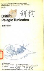 BRITISH PELAGIC TUNICATES PDF电子版封面 0521283671 EDNA M.LIND AND ALAN J.BROOK