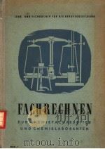 FACHRECHNEN FUR CHEMIEFACHARBEITER UND CHEMIELABORANTEN（ PDF版）