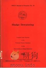WPCF MANUAL OF PRACTICE NO.20  SLUDGE DEWATERING 1969（ PDF版）