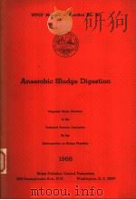 WPCF MANUAL OF PRACTICE NO.16 ANAEROBIC SLUDGE DIGESTION 1968 PDF电子版封面
