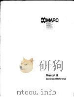 MARC MENTAT 2 COMMAND REFERENCE PDF电子版封面