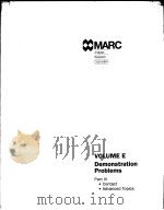 MARC VOLUME E DEMONSTRATION PROBLEMS PART 4 CONTACT ADVANCED TOPICS PDF电子版封面