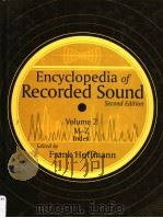 ENCYCLOPEDIA OF RECORDED SOUND VOLUME 2 M-Z SECOND EDITION PDF电子版封面 0415971217 FRANK HOFFMANN