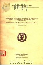 BIBLIOGRAPHY AND INDEX OF LITERATURE ON URANIUM AND THORIUM AND RADIOACTIVE OCCURRENCES IN THE UNITE 1953 PDF电子版封面