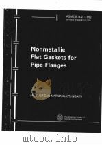 NONMETALLIC FLAT GASKETS FOR PIPE FLANGES PDF电子版封面
