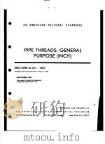 PIPE THREADS，GENERAL PURPOSE  INCH（ PDF版）