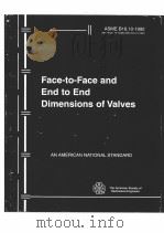 FACE-TO-FACE AND END-TO-END DIMENSIONS OF VALVES ASME B16.10-1992 PDF电子版封面