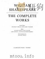 WILLIAM SHAKESPEARE THE COMPLETE WORKS PDF电子版封面