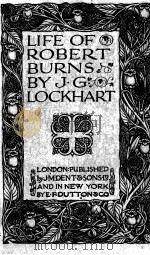 LIFE OF ROBERT BURNS（1912 PDF版）