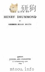 the life of henry drummond 1899 PDF电子版封面