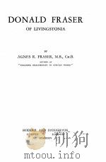 Donald Fraser 1934 PDF电子版封面
