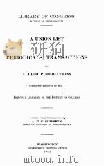 A CHECK LIST OF FOREIGN NEWSPAPERS（1901 PDF版）