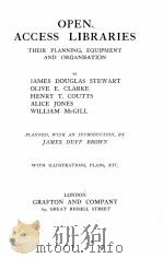 Open access libraries（1915 PDF版）