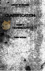 CLASSIFICATION CLASS T TECHNOLOGY 1937 PDF电子版封面