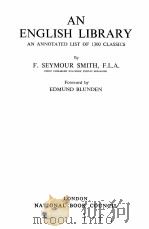 An english library PDF电子版封面 F.Seymour Smith