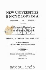 new universities encyclopedia (4) PDF电子版封面