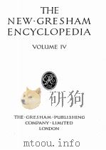 THE NEW GRESHAM ENCYCLOPEDIA VOLUME IV PDF电子版封面 Gresham