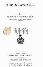 The Newspaper PDF电子版封面 F.Binney Dibblee