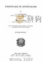 essentials in journalism PDF电子版封面 Harrington