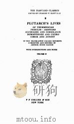 THE HARVARD CLASSICS PLUTARCH‘SLIVES VOLUME 12（1909 PDF版）