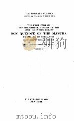 The harvard classics Don Quixote of The Mancha volume 14（1909 PDF版）