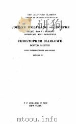 The harvard classics Johann Wolfgang von Goethe volume 19（1909 PDF版）