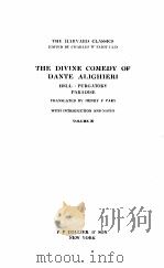 The harvard classics The Divine Comedy of Dante Alighieri volume 20（1909 PDF版）