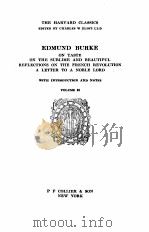 THE HARVARD CLASSICS EDMUND BURKE volume 24（1909 PDF版）