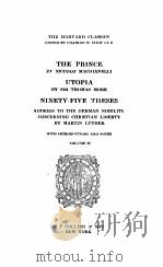the harvard classics the prince volume 36 PDF电子版封面 charles w eliot lld