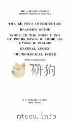 The Harvard Classics The Editor‘s Introduction Reader‘s Guide Volume 50（1910 PDF版）
