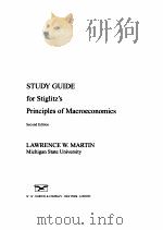 STUDY GUIDE FOR STIGLITZ‘S PRINCIPLES OF MACROECONOMICS SECOND EDITION PDF电子版封面 0393968413 LAWRENCE W.MARTIN