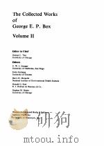 THE COLLECTED WORKS OF GEORGE E.P.BOX VOLUME 2 PDF电子版封面 0534033083 GEORGE C.TIAO