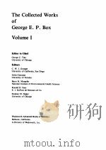 THE COLLECTED WORKS OF GEORGE E.P.BOX VOLUME 1 PDF电子版封面 0534033075 GEORGE C.TIAO