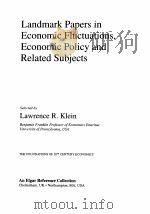 LANDMARK PAPERS IN ECONOMIC FLUCTUATIONS,ECONOMIC POLICY AND RELATED SUBJECTS PDF电子版封面 1840644702