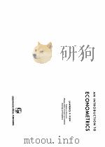 AN INTRODUCTION TO ECONOMETRICS PDF电子版封面 0837198380 LAWRENCE R.KLEIN