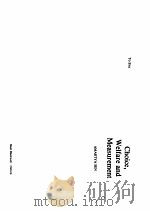 CHOICE,WELFARE AND MEASUREMENT PDF电子版封面 0631129146 AMARTYA SEN