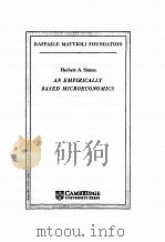 AN EMPIRICALLY BASED MICROECONOMICS PDF电子版封面 0521624126 HERBERT A.SIMON