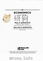 ECONOMICS SEVENTEENTH EDITION PDF电子版封面 0072314885 PAUL A.SAMUELSON,WILLIAM D.NOR
