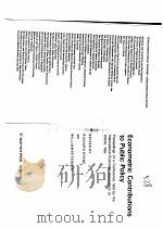 ECONOMETRIC CONTRIBUTIONS TO PUBLIC POLICY PDF电子版封面 0312226314