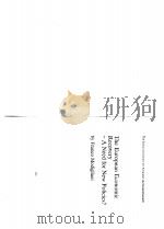 THE EUROPEAN ECONOMIC RECOVERY-A NEED FOR NEW POLICIES? PDF电子版封面 9172042931